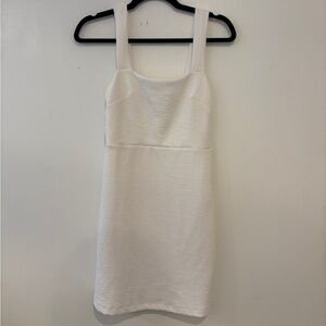Urban Outfitters White Textured Mini Dress